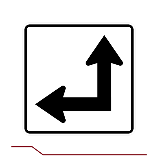 M6-6L DIRECTIONAL ARROW COMBO - UP / LEFT ARROW