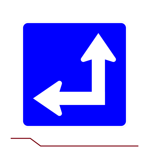 MB6-6L DIRECTIONAL ARROW COMBO - LEFT AND UP ARROW