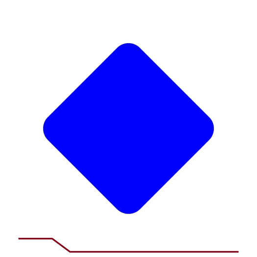 SN1-1 BLUE TRAIL BLAZER SIGN