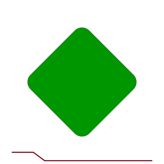 SN1-1 GREEN TRAIL BLAZER SIGN