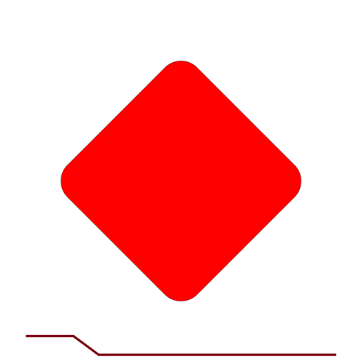 SN1-1 RED TRAIL BLAZER SIGN